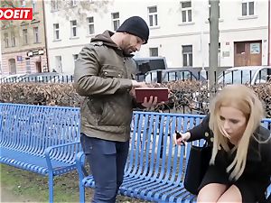 LETSDOEIT - super hot blondie Tricked Into bang-out By Czech boy