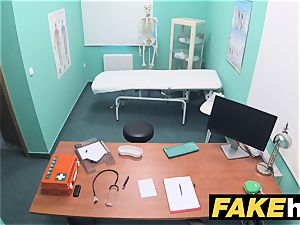 fake health center toilet apartment blowjob and plumbing